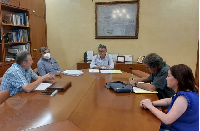 El Presidente de la CHS, Mario Urrea se ha reunido esta mañana con UPA Murcia - 1, Foto 1