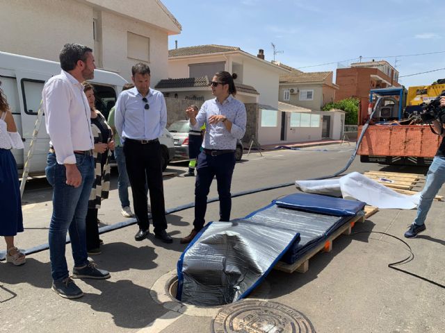 La Comunidad rehabilita 2.460 metros de tuberías de saneamiento en San Javier para contribuir a la protección del Mar Menor - 1, Foto 1