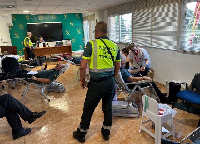 La Guardia Civil colabora altruistamente en la campaña de donación de sangre en Murcia 2023 - 4, Foto 4