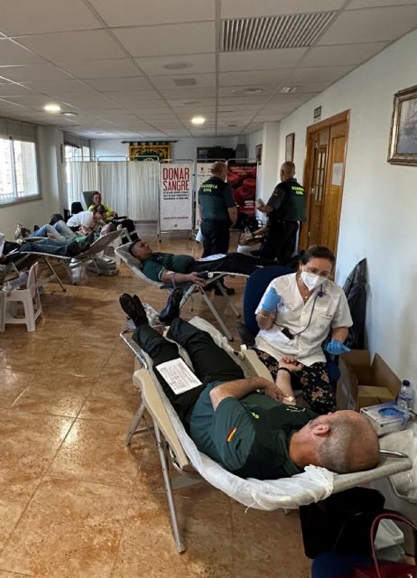 La Guardia Civil colabora altruistamente en la campaña de donación de sangre en Murcia 2023 - 5, Foto 5