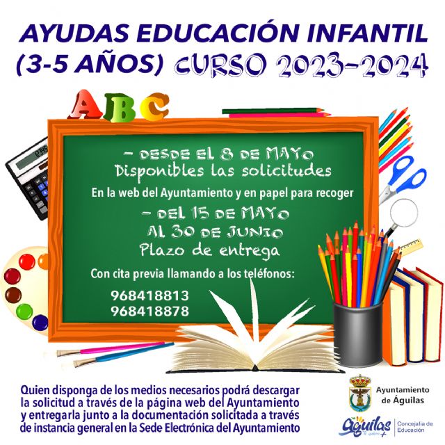 Continúa abierto el plazo de presentación de las solicitudes de ayuda para Educación Infantil - 1, Foto 1