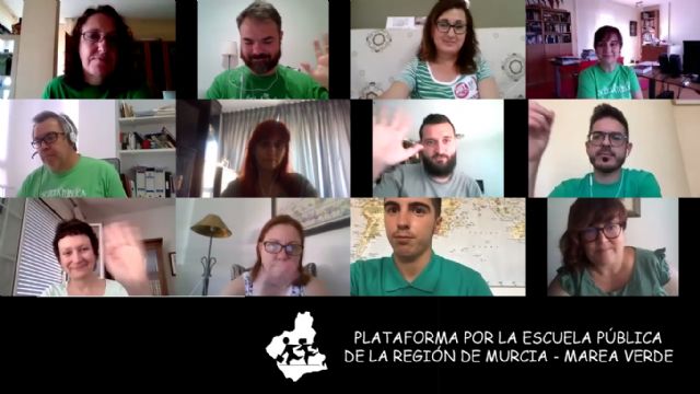 Comunicado de la plataforma para la defensa de la escuela pública de la región de Murcia ante las actuaciones previstas por el gobierno regional de cara al curso escolar 2020-21 - 1, Foto 1