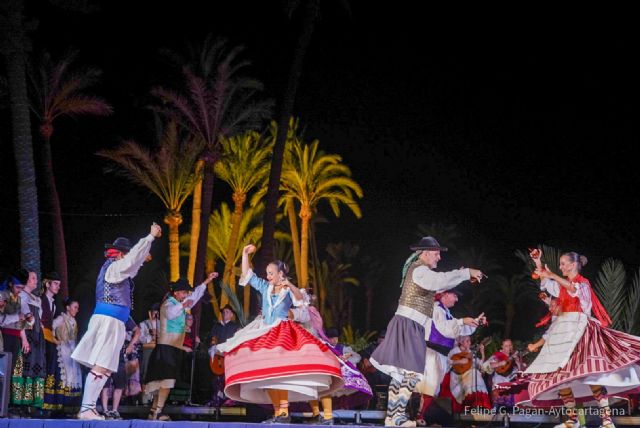 La Palma ensalza el folclore del Campo de Cartagena en la clausura de su festival nacional - 1, Foto 1