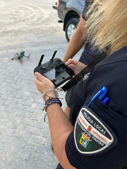 La Policía Local de San Pedro del Pinatar intensifica con un dron la vigilancia en playas - 3, Foto 3