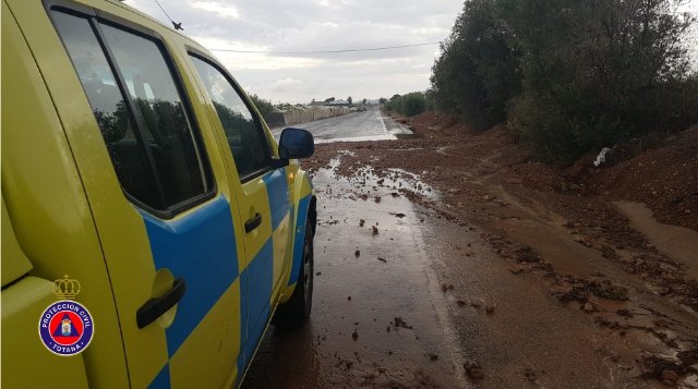 Las tormentas riegan de forma generosa el municipio de Totana - 1, Foto 1