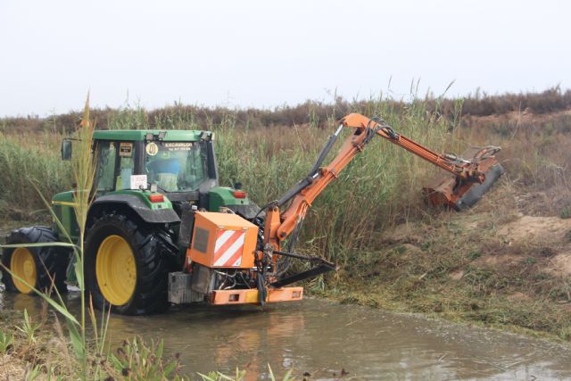 El Ayuntamiento acomete la limpieza y el desbroce el canal perimetral de Las Salinas - 1, Foto 1