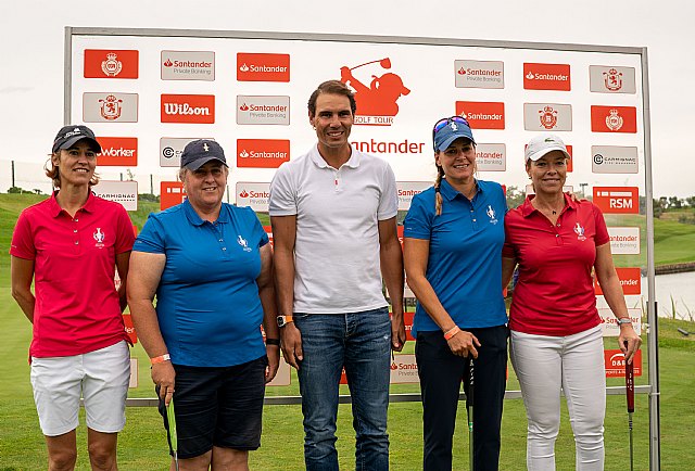 Rafa Nadal da sus primeros pasos tras la operación, en el Santander Golf Tour - 1, Foto 1