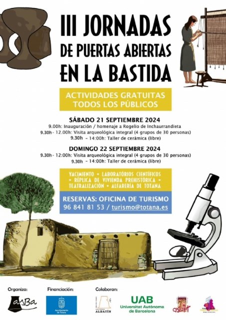 Las III Jornadas de Puertas Abiertas en La Bastida se celebrarán del 21 y 22 de septiembre - 2, Foto 2