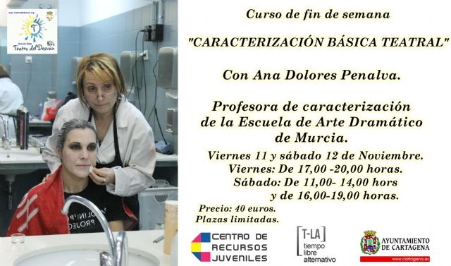 El TLA de otoño ofrece un curso de introducción a la caracterización teatral - 1, Foto 1