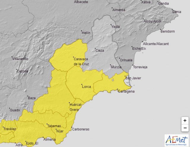 Meteorología advierte de lluvia (15 litros por metro cuadrado en una hora) y tormentas a partir de la medianoche, Foto 1