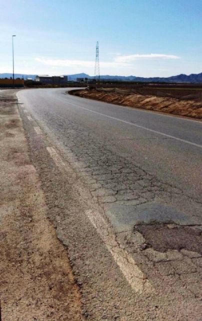 MC exigirá a la CARM que ejecute las mejoras necesarias en la carretera regional E-16 que une El Albujón con La Aljorra - 3, Foto 3