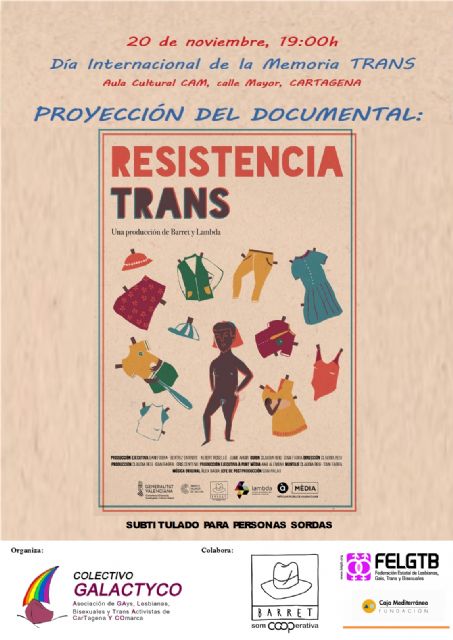 Proyección documental Resistencia Trans en Cartagena - 1, Foto 1