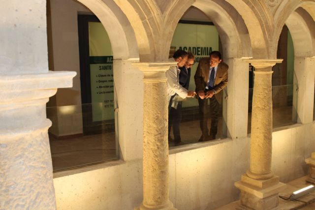 Últimas pruebas de iluminación del antiguo claustro de Santo Domingo que entra en la recta final de su restauración - 1, Foto 1