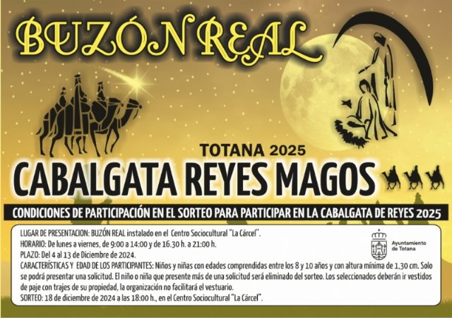 Aprueban las bases del Buzón Real, de cuyo sorteo saldrán algunos de los participantes en la próxima Cabalgata de Reyes 2025 - 1, Foto 1