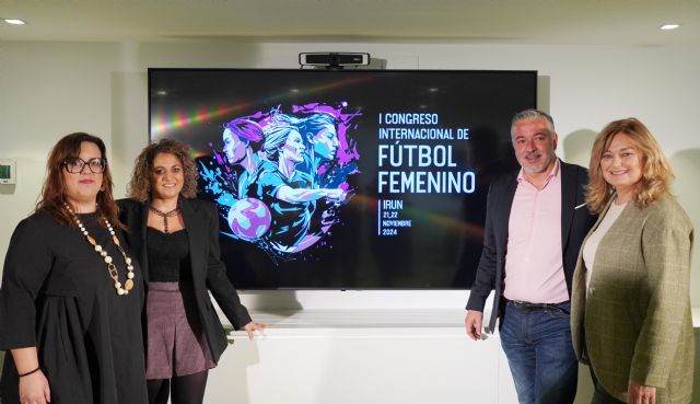 Beatriz Álvarez y Goizane Álvarez presentan en la sede de Liga F en Madrid el I Congreso Internacional de Fútbol Femenino - 1, Foto 1