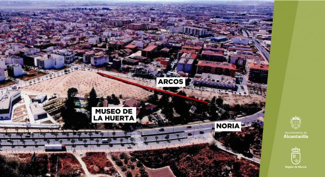 Un anfiteatro con los arcos del acueducto como fondo en las nuevas zonas de cultura y ocio junto al Museo de la Huerta de Alcantarilla - 3, Foto 3