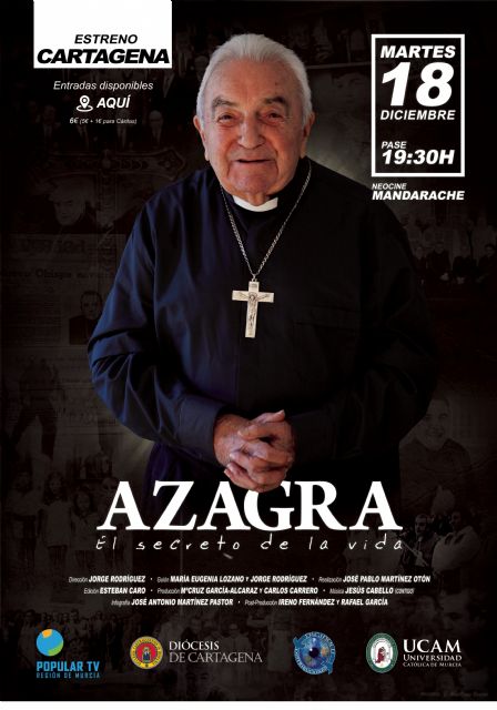 El documental sobre Mons. Javier Azagra llega a Cartagena - 1, Foto 1