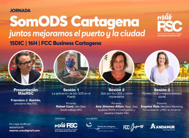 'Más RSC' y el Puerto de Cartagena sensibilizan sobre la importancia de cumplir con la Agenda 2030 entre los empresarios de la comarca - 1, Foto 1