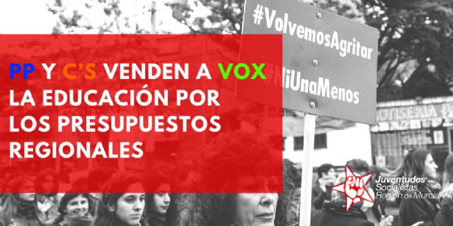 JJSS: PP y Ciudadanos venden a VOX la educación en la región sacrificando al profesorado - 1, Foto 1