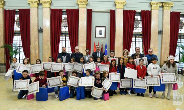 Cerca de 200 alumnos de primaria de colegios de Murcia participan en el concurso 'Dibuja tu Belén' - 1, Foto 1