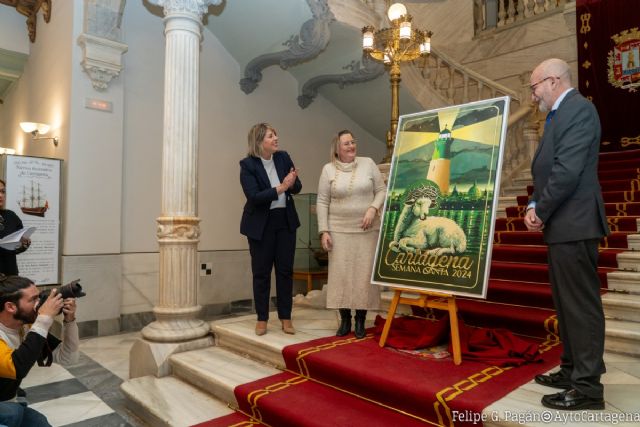 El faro de La Curra guía el cartel de la Semana Santa de Cartagena - 1, Foto 1