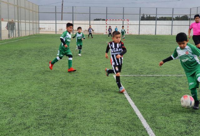 E.F. Santa Ana, A.D. Franciscanos, C.D. Maristas, E.M.F. Fuente Alamo, E.F. La Aljorra y F.C. Pinatar los mejores en el ecuador del campeonato - 1, Foto 1