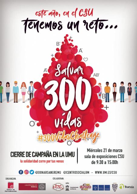 La UMU se propone salvar 300 vidas a través de una campaña de hemodonación - 1, Foto 1