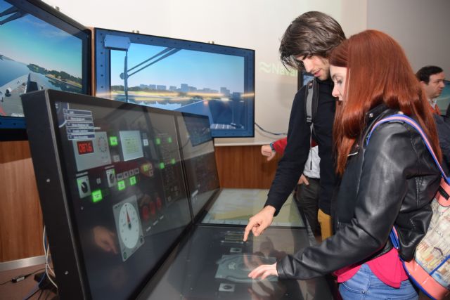 Navantia lleva al Campus Cátedra de la UPCT su aula de simulación para adiestrar tripulación de buques - 1, Foto 1