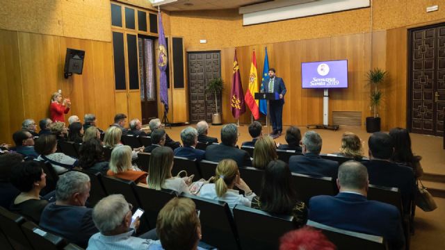 El presidente Fernando López Miras pronuncia el pregón de la Asociación de Nazarenos Murcianos - 2, Foto 2