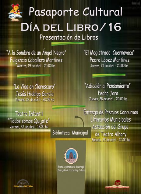 La Concejalía de Cultura programa numerosas actividades con motivo del Día del Libro - 1, Foto 1