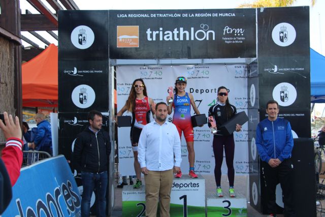 Arturo Galin Nicols y Sonia Gmez Heredia campeones del X Triatln Sprint Marina de Las Salinas, Foto 8