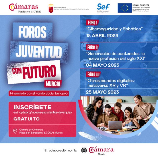 Abierto el plazo de inscripción en los foros 'Juventud con futuro' para conocer las nuevas oportunidades del mercado laboral - 1, Foto 1