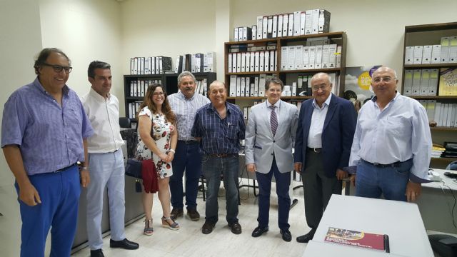 El consejero de Agua, Agricultura, Ganadería y Pesca visita la sede de Coag-Ir Murcia - 1, Foto 1