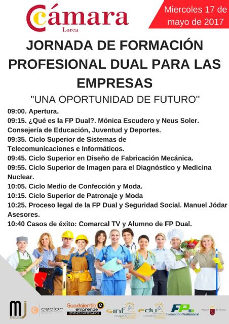 La Cámara de Comercio de Lorca organiza el miércoles una Jornada de FP Dual, Una oportunidad de futuro - 1, Foto 1