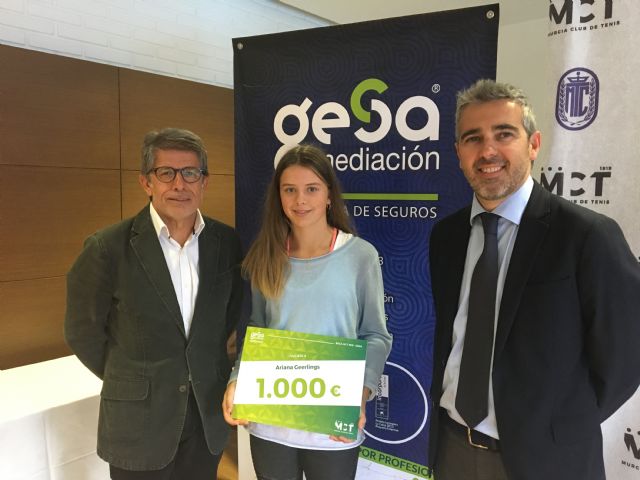 Gesa Mediación, como patrocinador del MCT, beca a la joven promesa del tenis Ariana Geerlings - 1, Foto 1