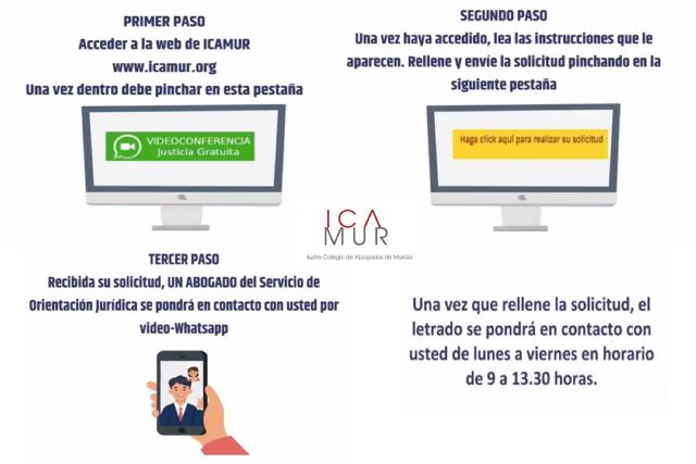 El Colegio de Abogados pone al servicio de los ciudadanos un canal de videollamadas por WhatsApp para solicitar el acceso a la justicia gratuita - 1, Foto 1