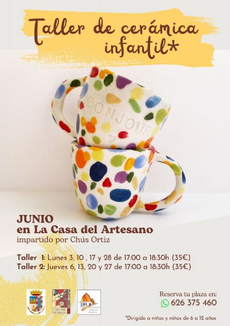 Presentados los talleres infantiles de verano de la Casa del Artesano de Jumilla - 2, Foto 2