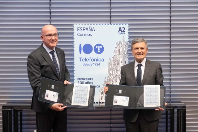 Correos presenta un sello que conmemora el centenario de Telefónica - 1, Foto 1