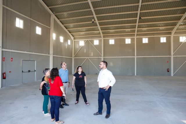 El Ayuntamiento de Lorca culmina la construcción del pabellón multiusos de La Paca - 1, Foto 1