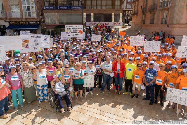 Medio millar de mayores celebran una marcha en Cartagena para reivindicar una vejez activa - 1, Foto 1