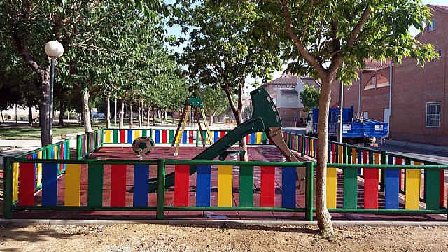 Aljucer cuenta con un nuevo y moderno parque infantil de 90 metros cuadrados adaptado a la normativa europea - 1, Foto 1