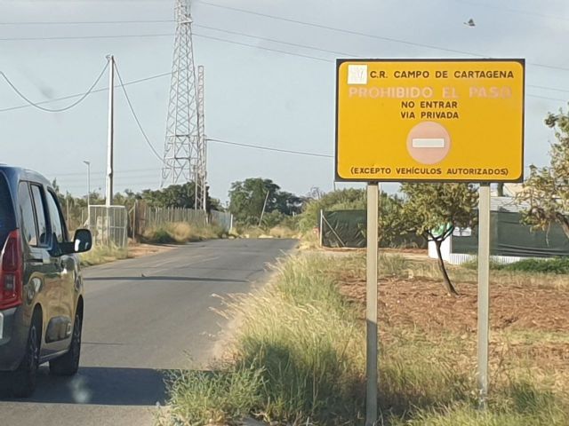 MC llevará al próximo Pleno la problemática existente en Cartagena con las carreteras de la Comunidad de Regantes - 3, Foto 3