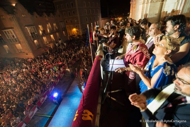 Lopez Miras ensalza en su pregon la historia de Cartagena - 1, Foto 1