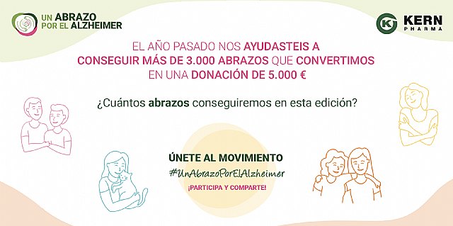 Kern Pharma activa un año más su campaña  ‘Un abrazo por el Alzheimer’ para apoyar proyectos de investigación de esta enfermedad - 1, Foto 1