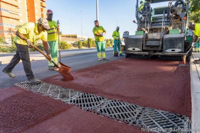 Las obras del carril bici que llegará de Severo Ochoa hasta la Vía Verde alcanzan su ecuador - 1, Foto 1