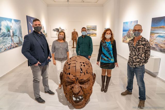 Los cuatro elementos de la naturaleza, fuente de inspiración en la exposición del Palacio Molina de Cartagena - 1, Foto 1