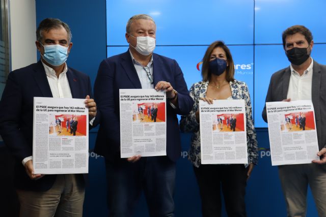 El PP considera que los PGE son la prueba definitiva de que Pedro Sánchez es el mayor obstáculo para la recuperación del Mar Menor - 1, Foto 1