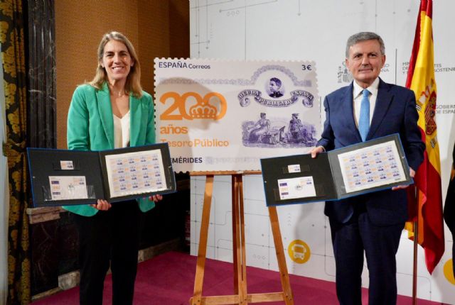 Correos presenta un sello que conmemora el bicentenario de la creación del Tesoro Público - 1, Foto 1