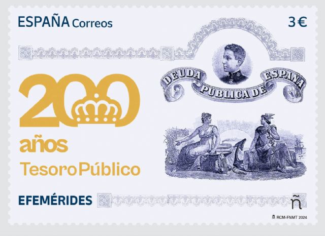 Correos presenta un sello que conmemora el bicentenario de la creación del Tesoro Público - 2, Foto 2