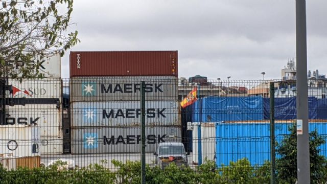 El PSOE de la Región de Murcia exige la retirada de una bandera franquista en el Puerto de Cartagena - 2, Foto 2